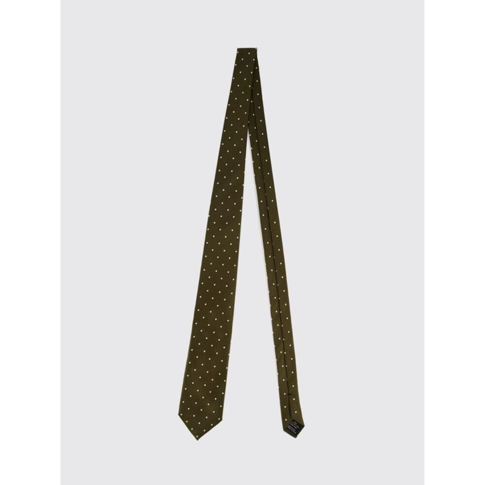 Tom Ford Men Classic Polka Dot Tie Tom Ford In Pure Jacquard Silk